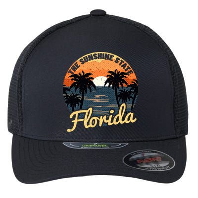 Florida Sunset Flexfit Unipanel Trucker Cap