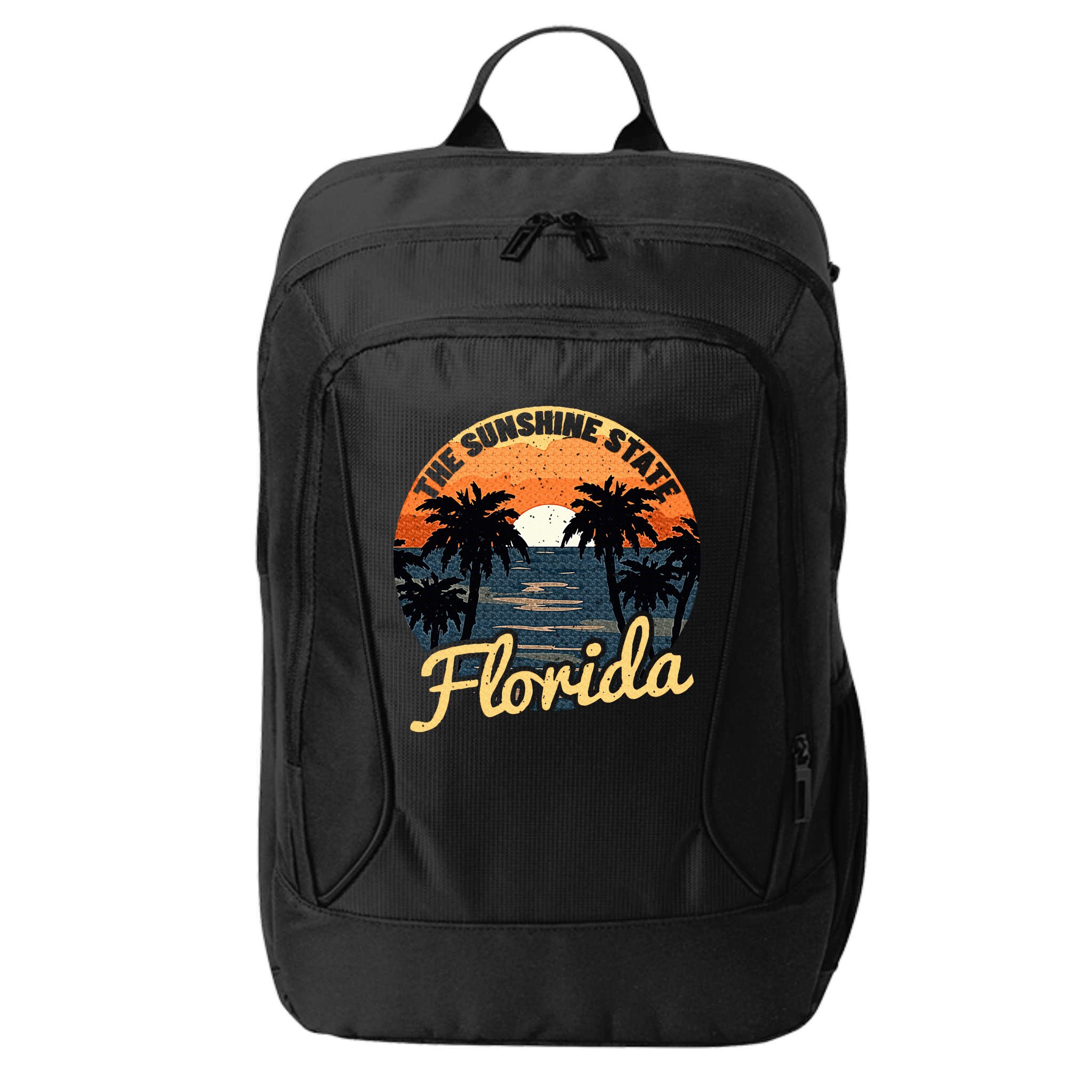 Florida Sunset City Backpack