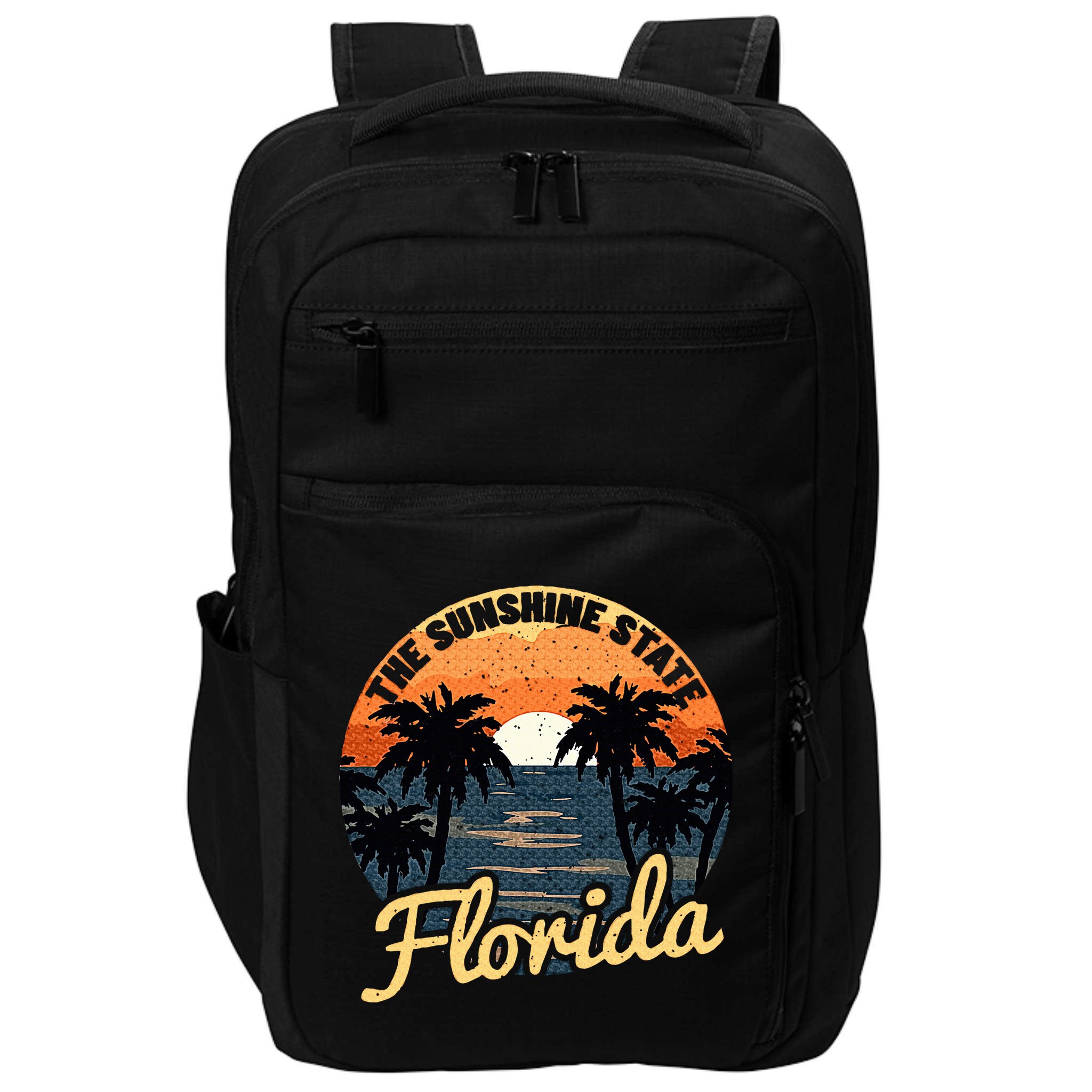 Florida Sunset Impact Tech Backpack