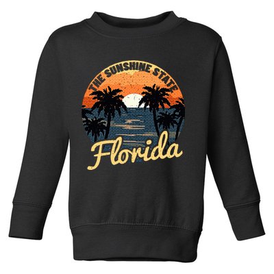 Florida Sunset Toddler Sweatshirt
