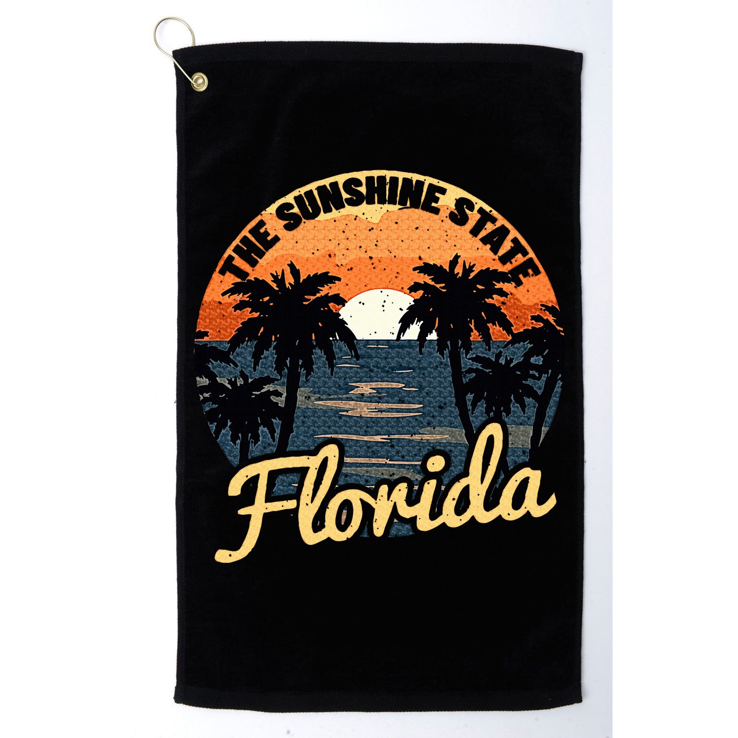 Florida Sunset Golf Towel