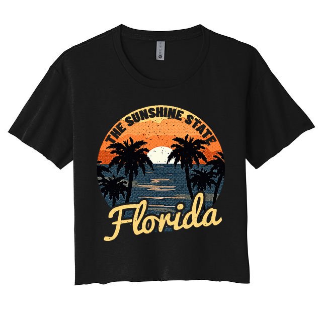 Florida Sunset Crop Top