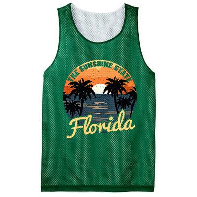 Florida Sunset Mesh Reversible Basketball Jersey Tank