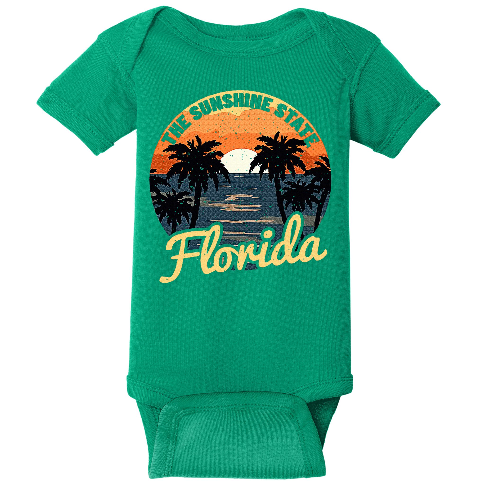 Florida Sunset Baby Bodysuit