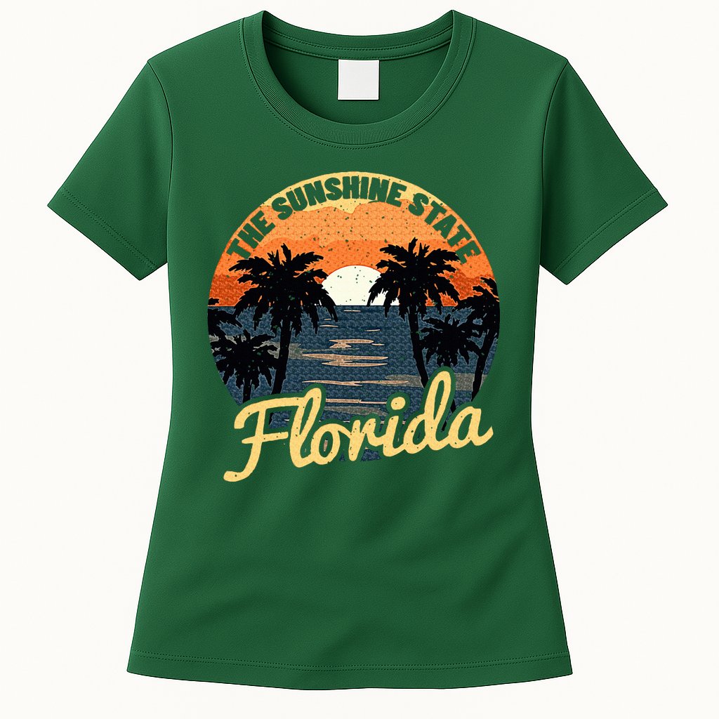 Florida Sunset Womens T-Shirt