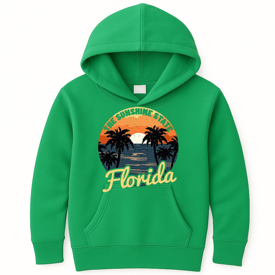 Florida Sunset Kids Hoodie