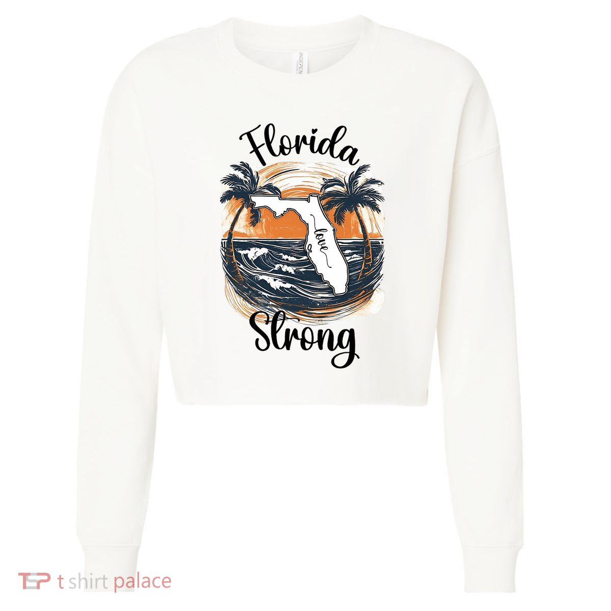 Florida Strong Florida Southeastern Cropped Pullover Crew