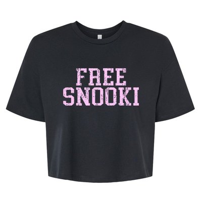 Free Snooki Bella+Canvas Jersey Crop Tee