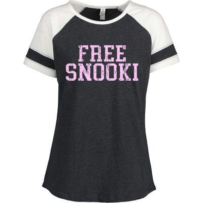 Free Snooki Enza Ladies Jersey Colorblock Tee