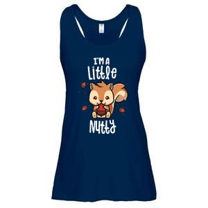 Funny Squirrels For Gift I'm A Little Nutty Ladies Essential Flowy Tank