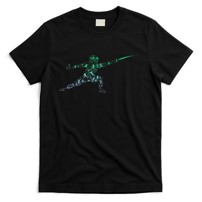 Fencing Stance For Fencer Swordfighting T-Shirt