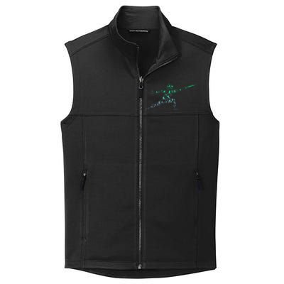 Fencing Stance For Fencer Swordfighting Collective Smooth Fleece Vest