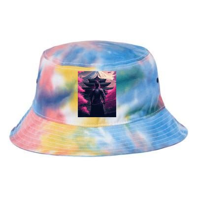 Female Samurai Tie Dye Newport Bucket Hat