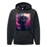 Female Samurai Performance Fleece Hoodie