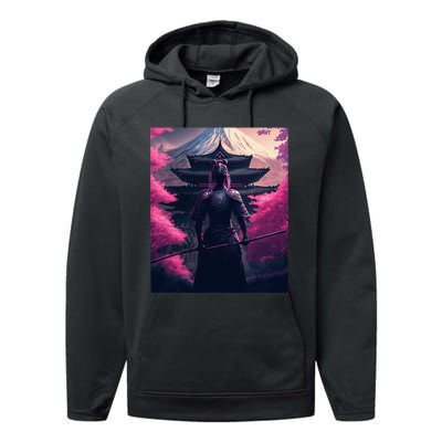 Female Samurai Performance Fleece Hoodie