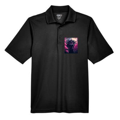 Female Samurai Men's Origin Performance Pique Polo