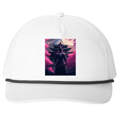 Female Samurai Snapback Five-Panel Rope Hat