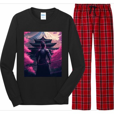 Female Samurai Long Sleeve Pajama Set