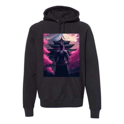 Female Samurai Premium Hoodie