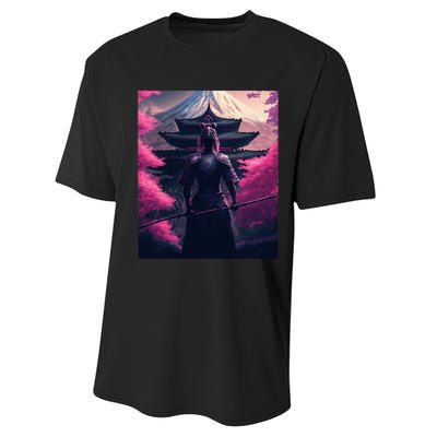 Female Samurai Performance Sprint T-Shirt