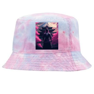 Female Samurai Tie-Dyed Bucket Hat