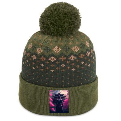 Female Samurai The Baniff Cuffed Pom Beanie