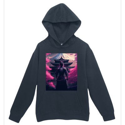 Female Samurai Urban Pullover Hoodie