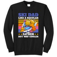 Funny Skiing Father Ski Dad Skiing Gift Tall Sweatshirt