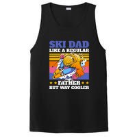 Funny Skiing Father Ski Dad Skiing Gift PosiCharge Competitor Tank