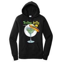 Feeling Salty Funny Margarita Drinking Mexican Cinco De Mayo Women's Pullover Hoodie