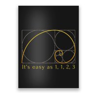 Fibonacci Spiral Fibonacci Sequence Fibonacci Golden Ratio Poster