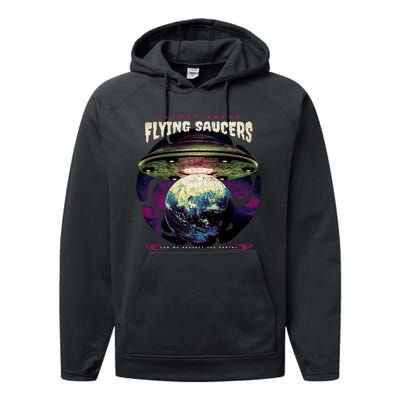 Flying Saucers Performance Fleece Hoodie