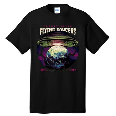 Flying Saucers Tall T-Shirt