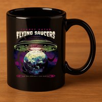 Flying Saucers 11oz C Handle Ceramic Mug