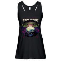 Flying Saucers Ladies Essential Flowy Tank