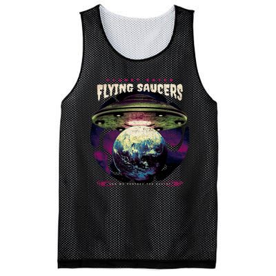 Flying Saucers Mesh Reversible Basketball Jersey Tank