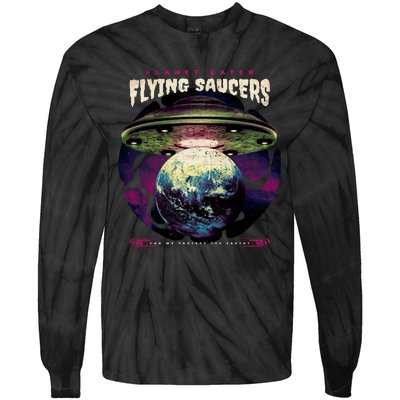 Flying Saucers Tie-Dye Long Sleeve Shirt