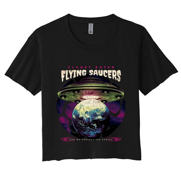 Flying Saucers Crop Top