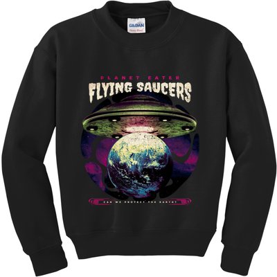 Flying Saucers Kids Sweatshirt