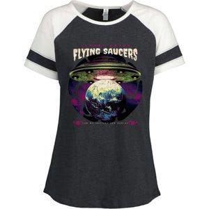 Flying Saucers Enza Ladies Jersey Colorblock Tee