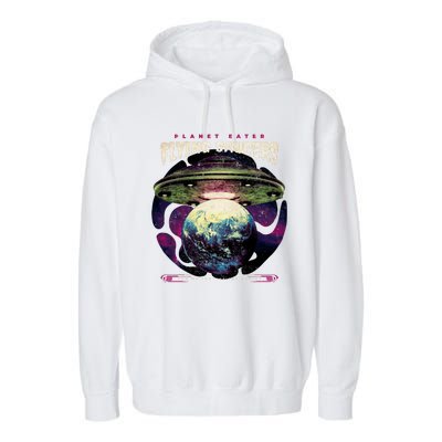 Flying Saucers Garment-Dyed Fleece Hoodie