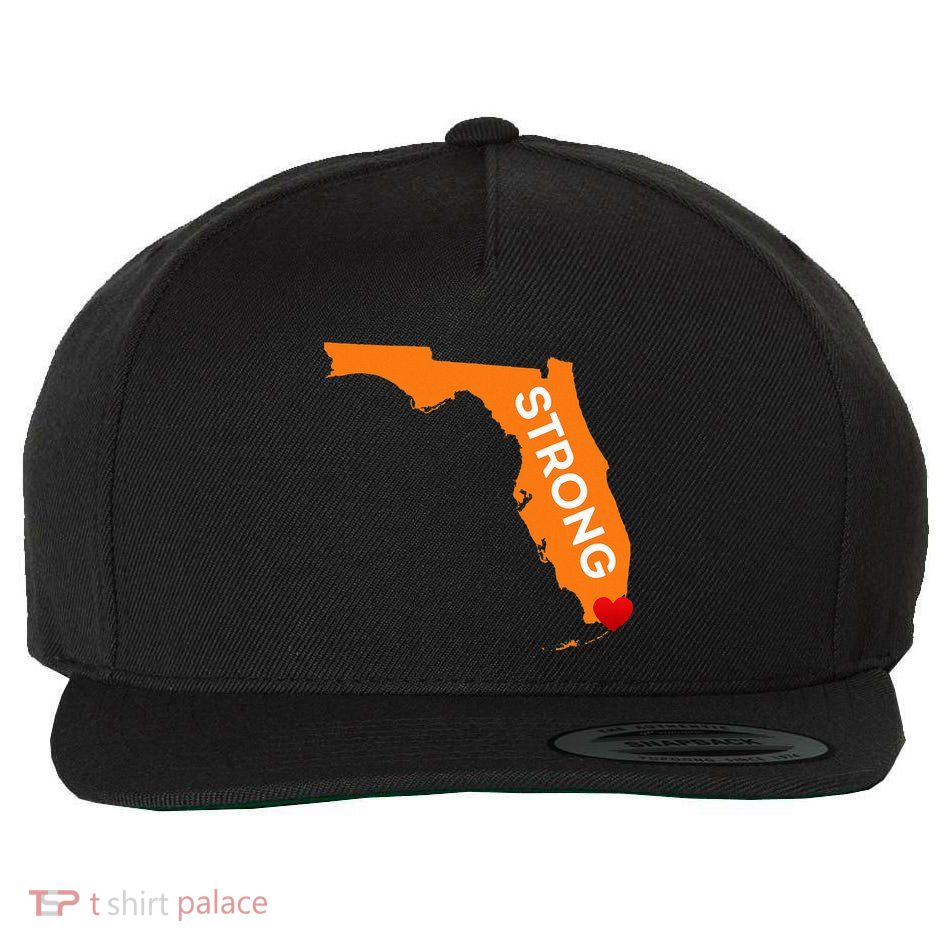Florida Strong For Floridians And Those That Love Fl Wool Snapback Cap