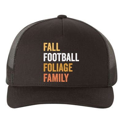 Football Season Fall Football Foliage Family Yupoong Adult 5-Panel Trucker Hat