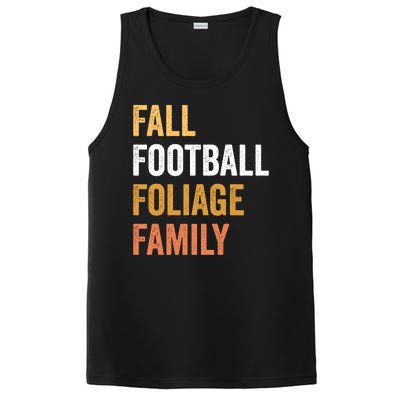 Football Season Fall Football Foliage Family PosiCharge Competitor Tank