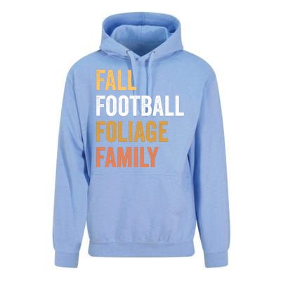 Football Season Fall Football Foliage Family Unisex Surf Hoodie