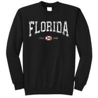 Florida State Flag Distressed Sweatshirt