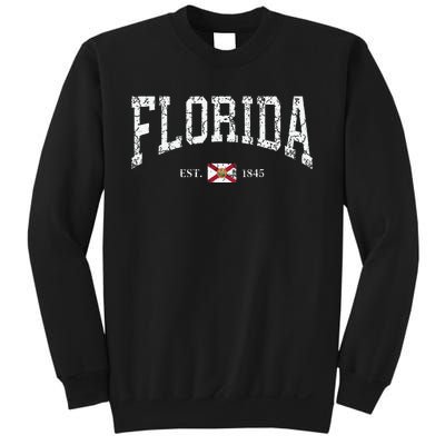 Florida State Flag Distressed Sweatshirt