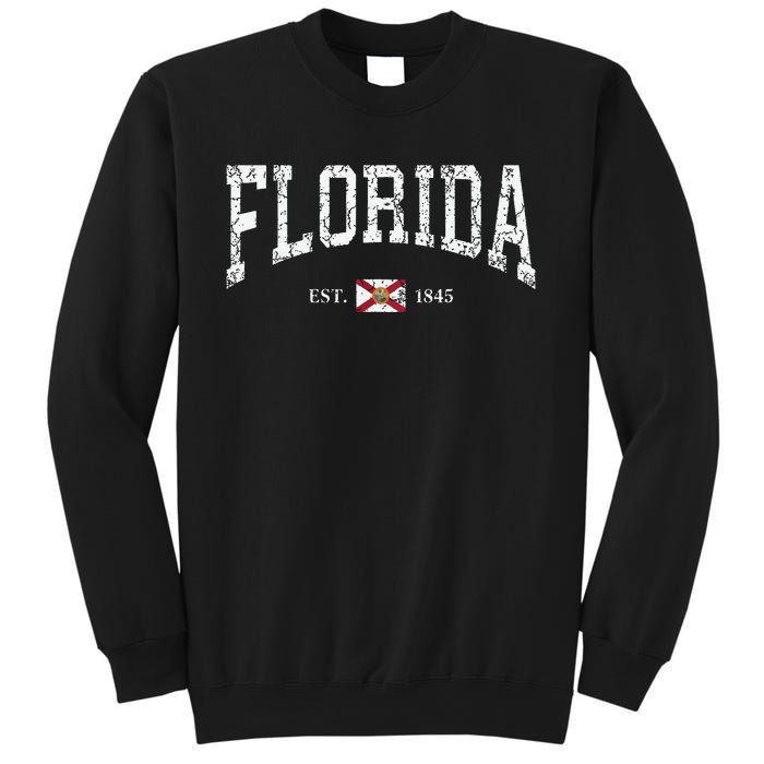 Florida State Flag Distressed Sweatshirt