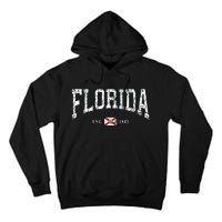 Florida State Flag Distressed Tall Hoodie