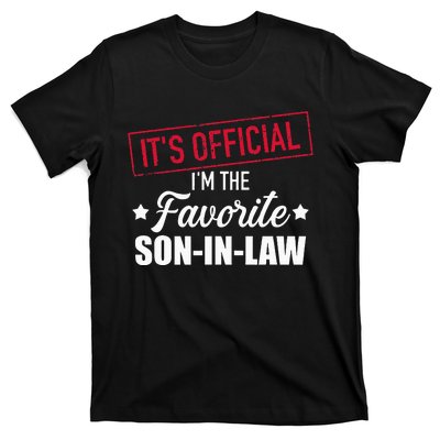 Favorite Soninlaw From Motherinlaw Or Fatherinlaw T-Shirt